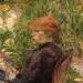 Red Haired Woman Seated in the Garden of M. Forest